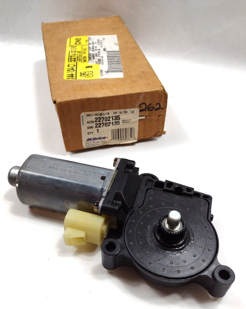 Genuine OEM GM Buick Lesabre Power Window Motor 1999-2005 22702135