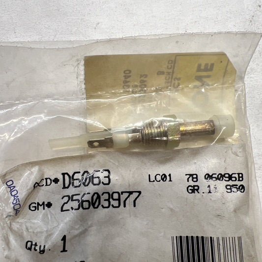 Genuine OEM GM ACDelco Cutlass Door Open Warning Switch 1984-1997 D6063 25603977