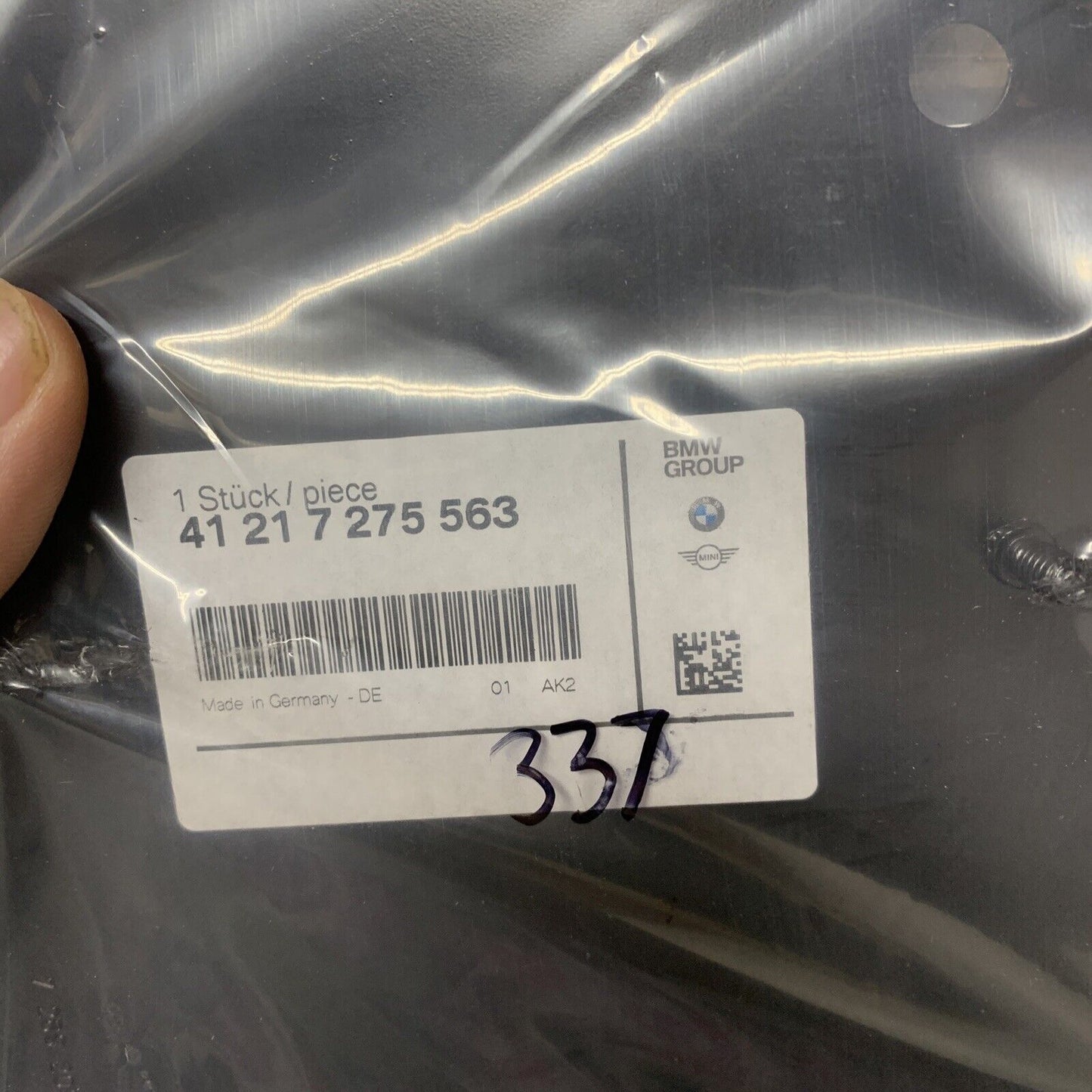 New OEM BMW X1 E84 Universal REINFORCEMENT PLATE 41217275563