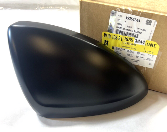 Genuine OEM GM Chevrolet Right Passenger Side Rearview Mirror Cap Cover 19353644