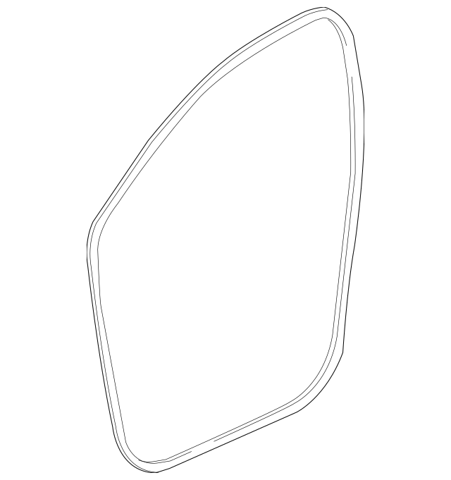 Genuine OEM GM Cadillac XTS Front Side Door Auxiliary Weatherstrip 23142207