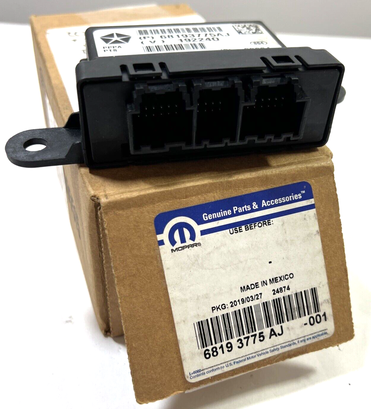Genuine OEM Mopar Parking Assist Module 2021-2023 68193775AJ