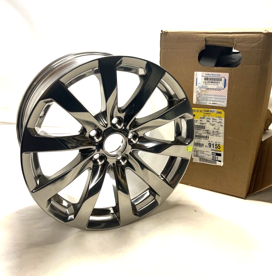 Genuine OEM GM Cadillac ATS Rim Wheel Aluminum 17x8 inch 2017-2018 23489521