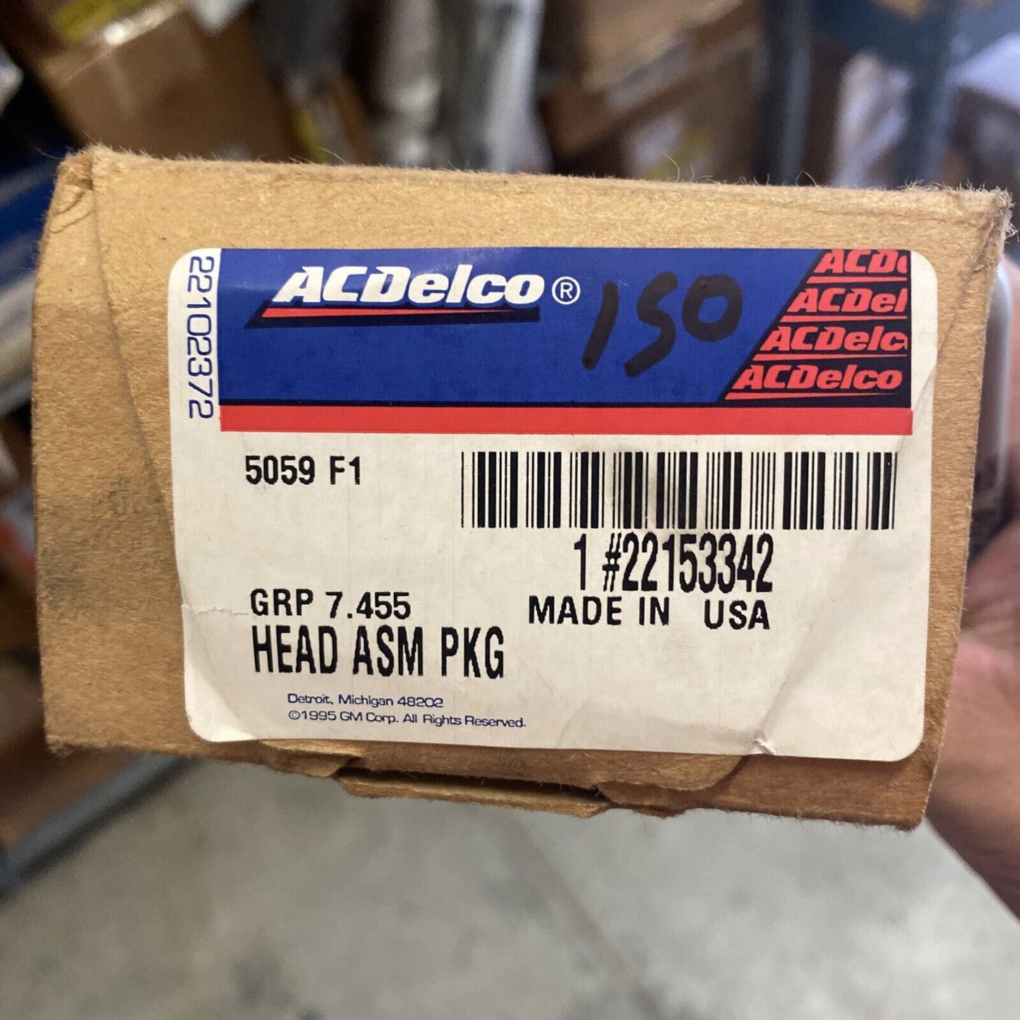 New OEM GM Oldsmobile 98 Head Electric Air Compressor ACDelco 1996 22153342