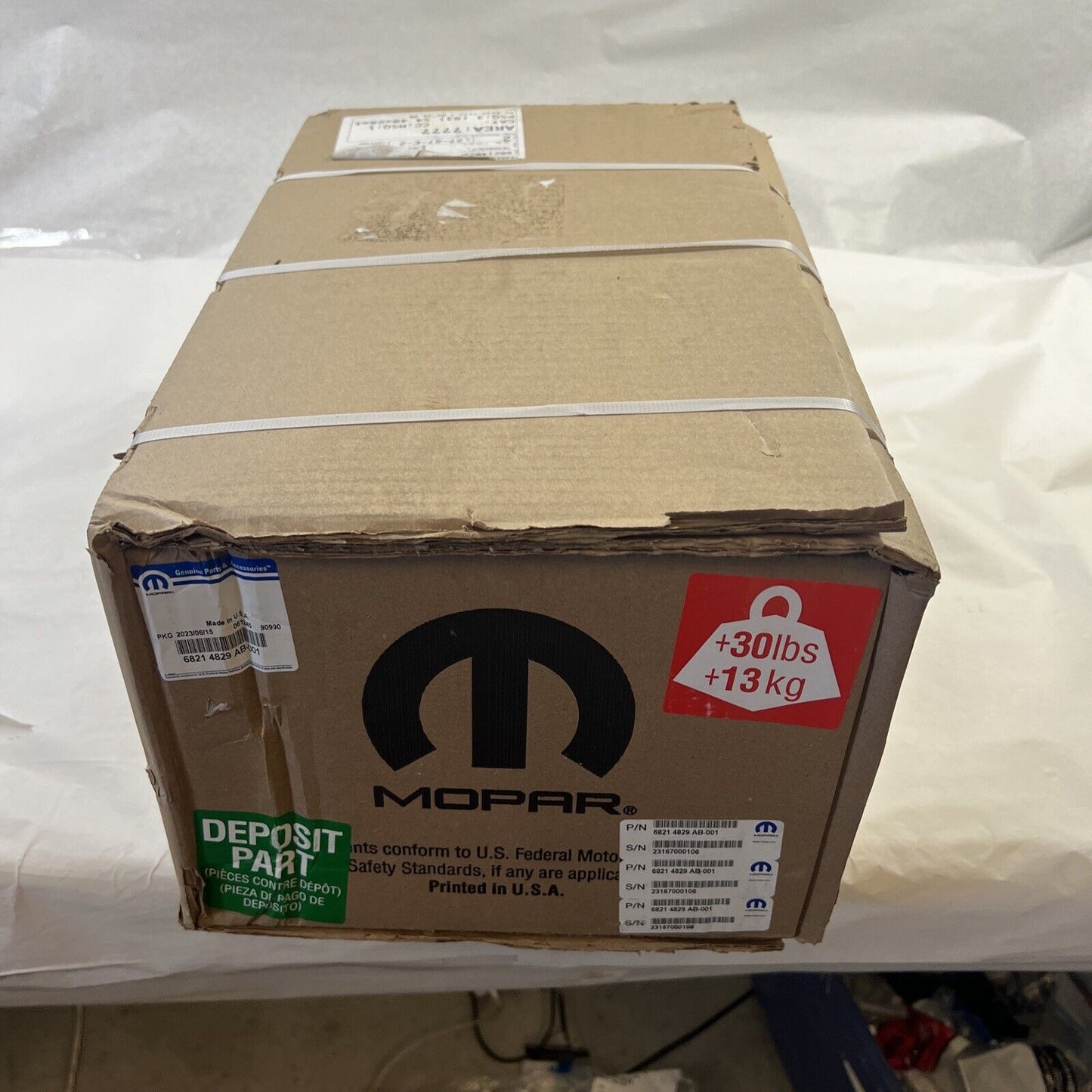 Genuine OEM Mopar 3.6L Left Side Cylinder Head 2014-2022 68214829AB