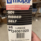 New OEM Mopar Serpentine Belt Q4061025