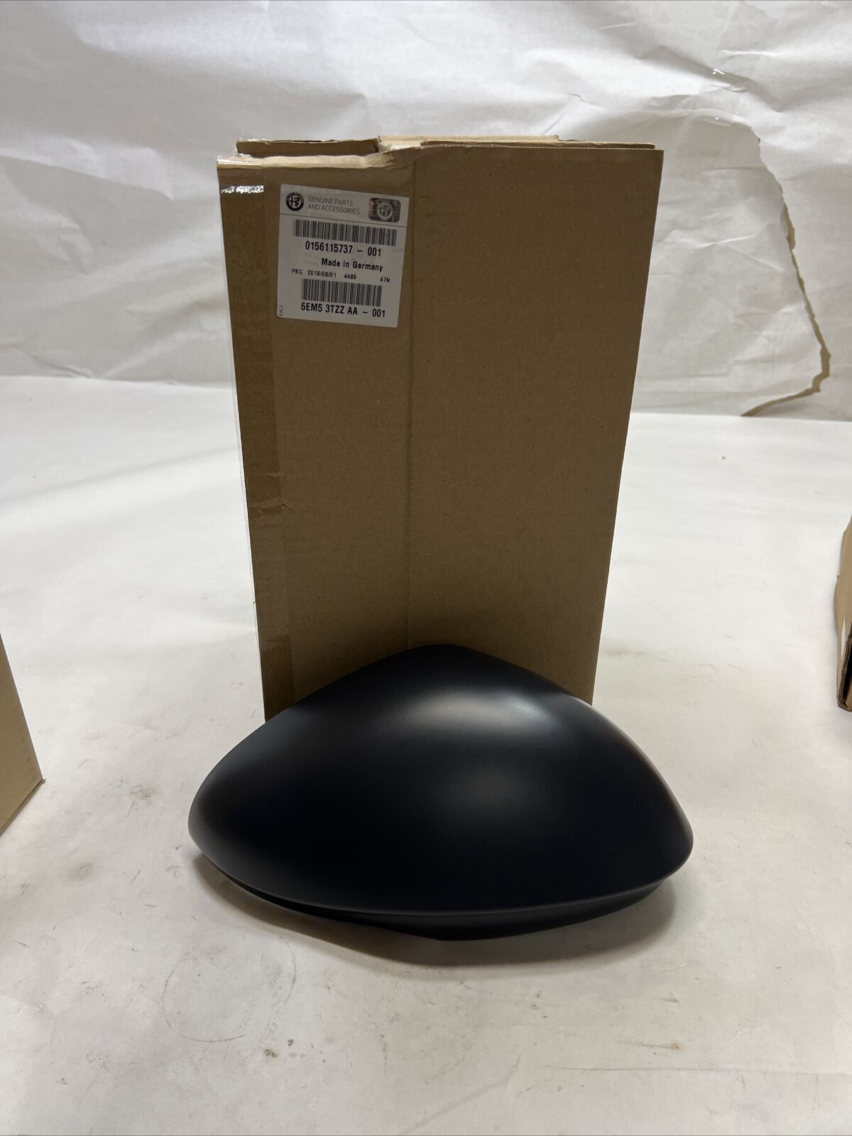 New OEM Alfa Romeo Front Right Passenger Side Door Mirror Cover 6EM53TZZAA