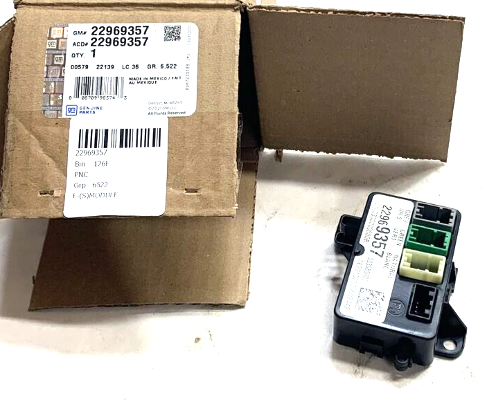 New OEM GM 14-19 Chevy Corvette C7 Steering Wheel Control Module OEM 22969357