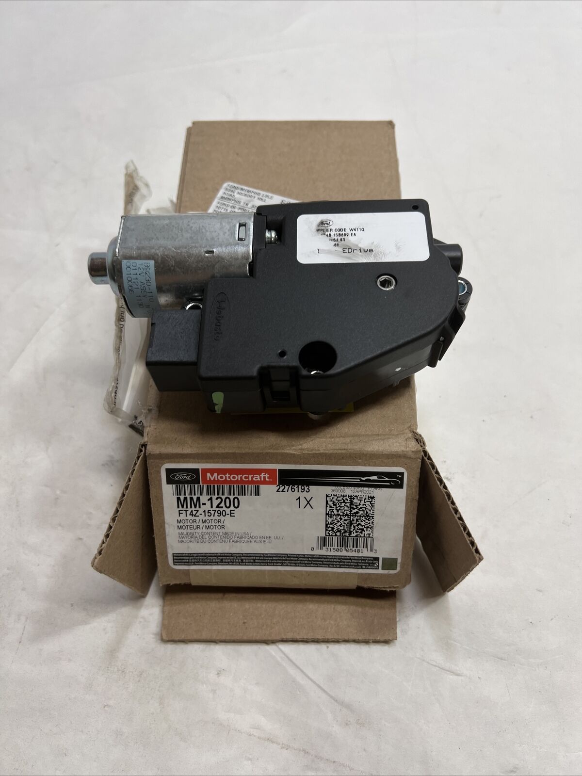 New OEM 2015-2020 Ford Edge Left Sunroof Motor FT4Z-15790-E Motorcraft MM1200