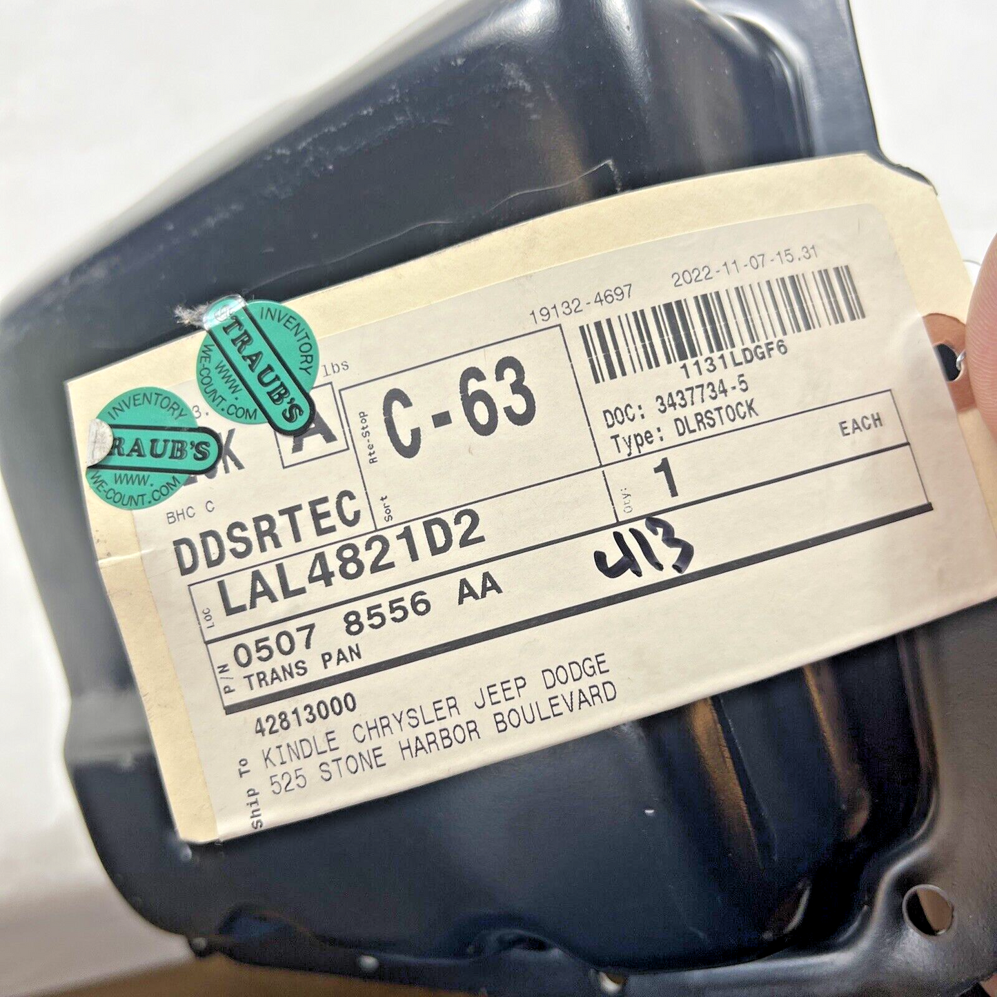 Genuine OEM Mopar Dodge Grand Caravan Transmission Oil Pan 2007-2021 5078556AA