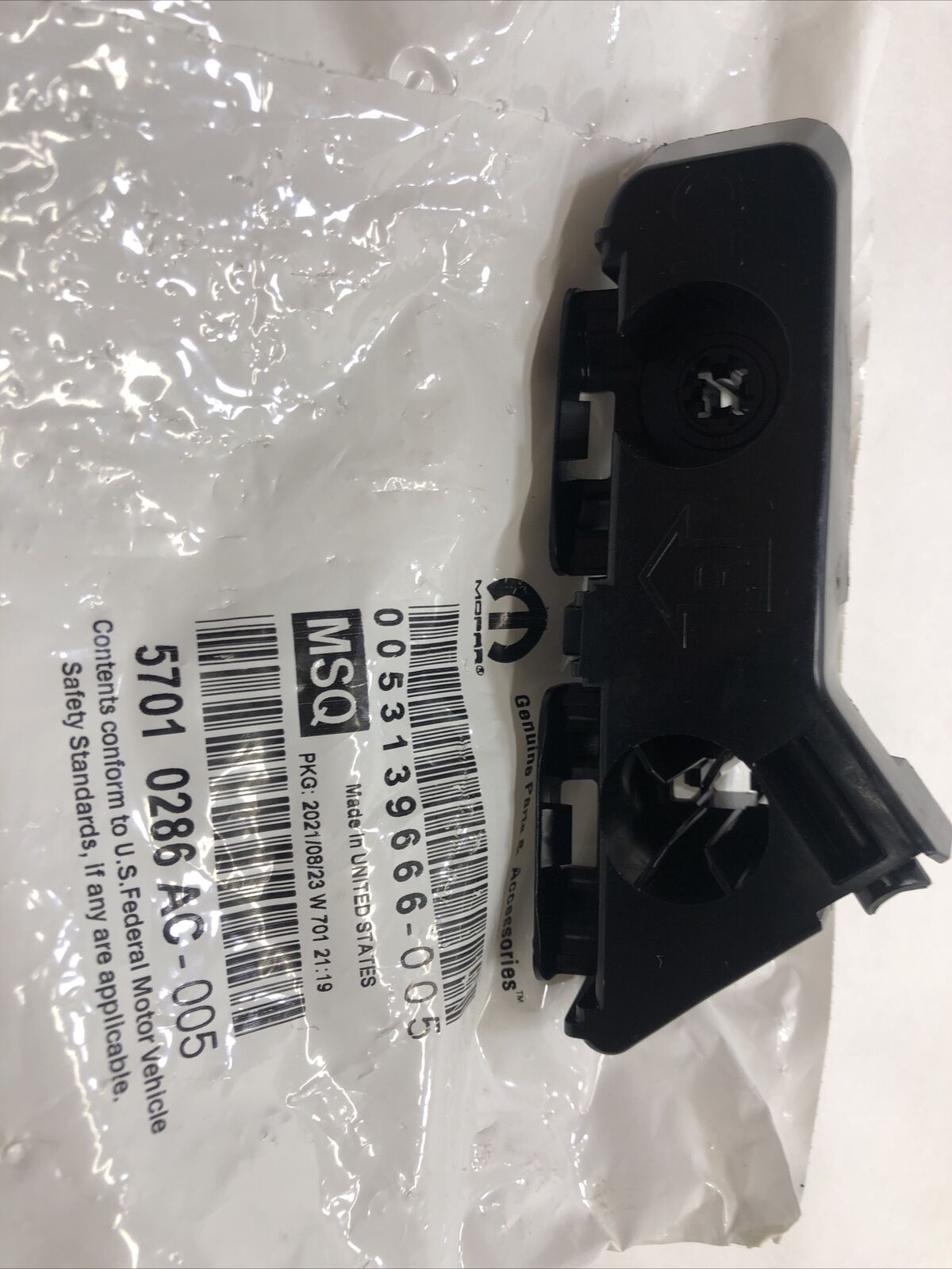 Mopar Bumper Mounting Bracket Front  fits 11-14 Dodge Charger 57010286AC