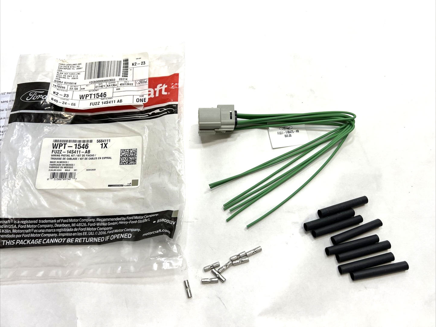 Motorcraft WPT-1546 Oxygen Sensor Connector