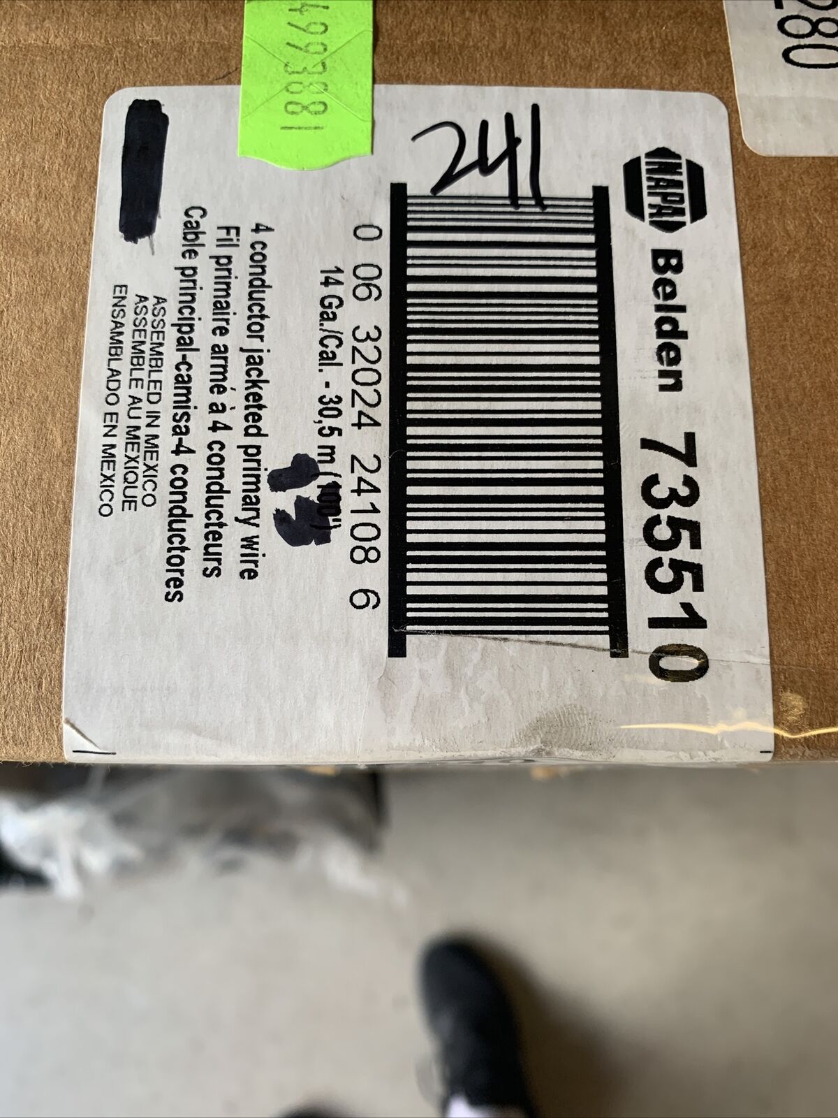 Napa 735510 Belden Primary Wire 14ga 100 ft