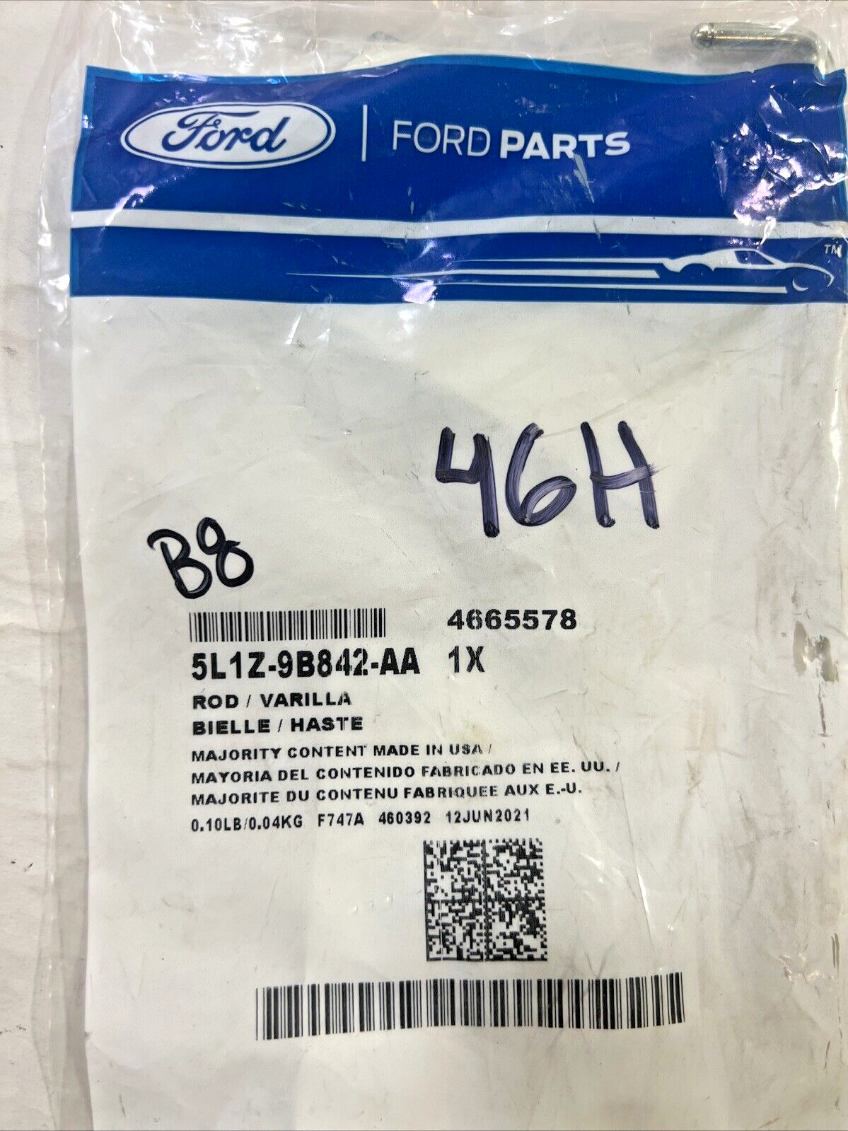 NEW Genuine OEM Ford Intake Manifold Rod 5L1Z9B842AA