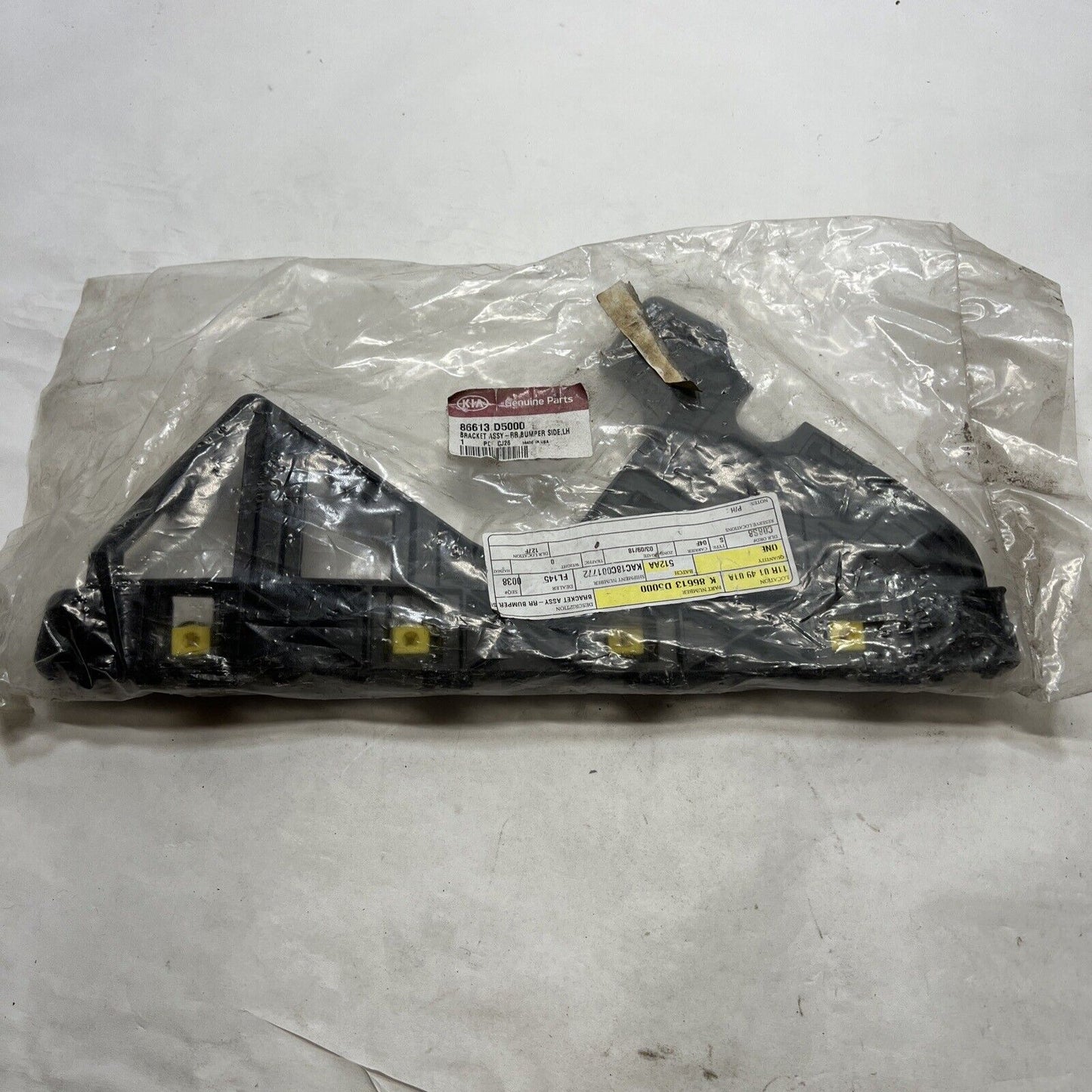 New OEM Genuine Kia Optima 2016-2020 Left Driver Side Bracket 86613D5000