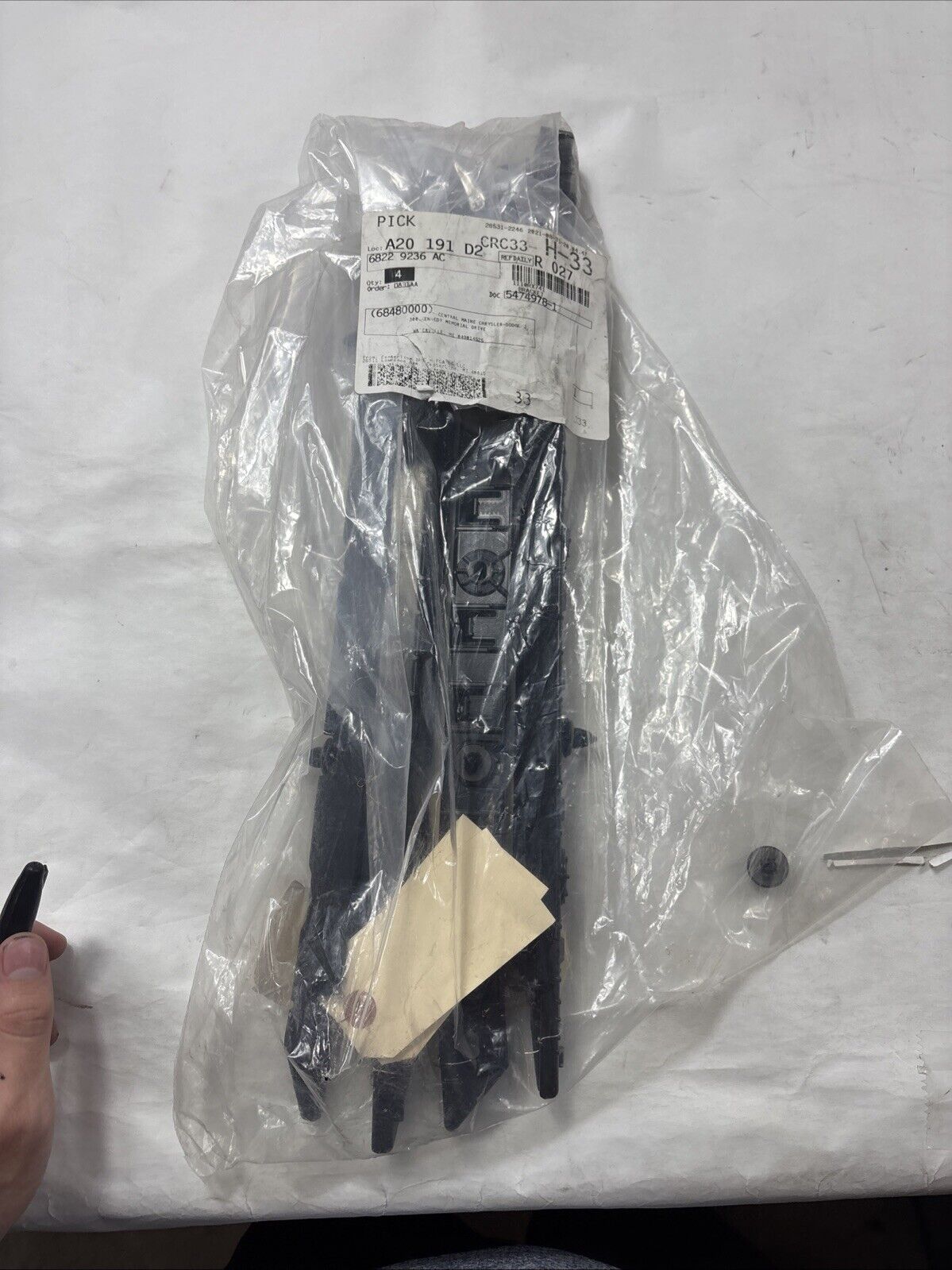 Genuine OEM Mopar Chrysler Pacifica Fascia Support Bracket 2017-2025 68229236AC