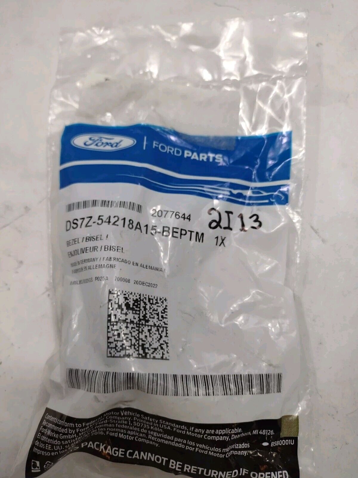 FORD OEM 13-20 Fusion Front Door Lock Hardware-Bezel DS7Z54218A15BEPTM