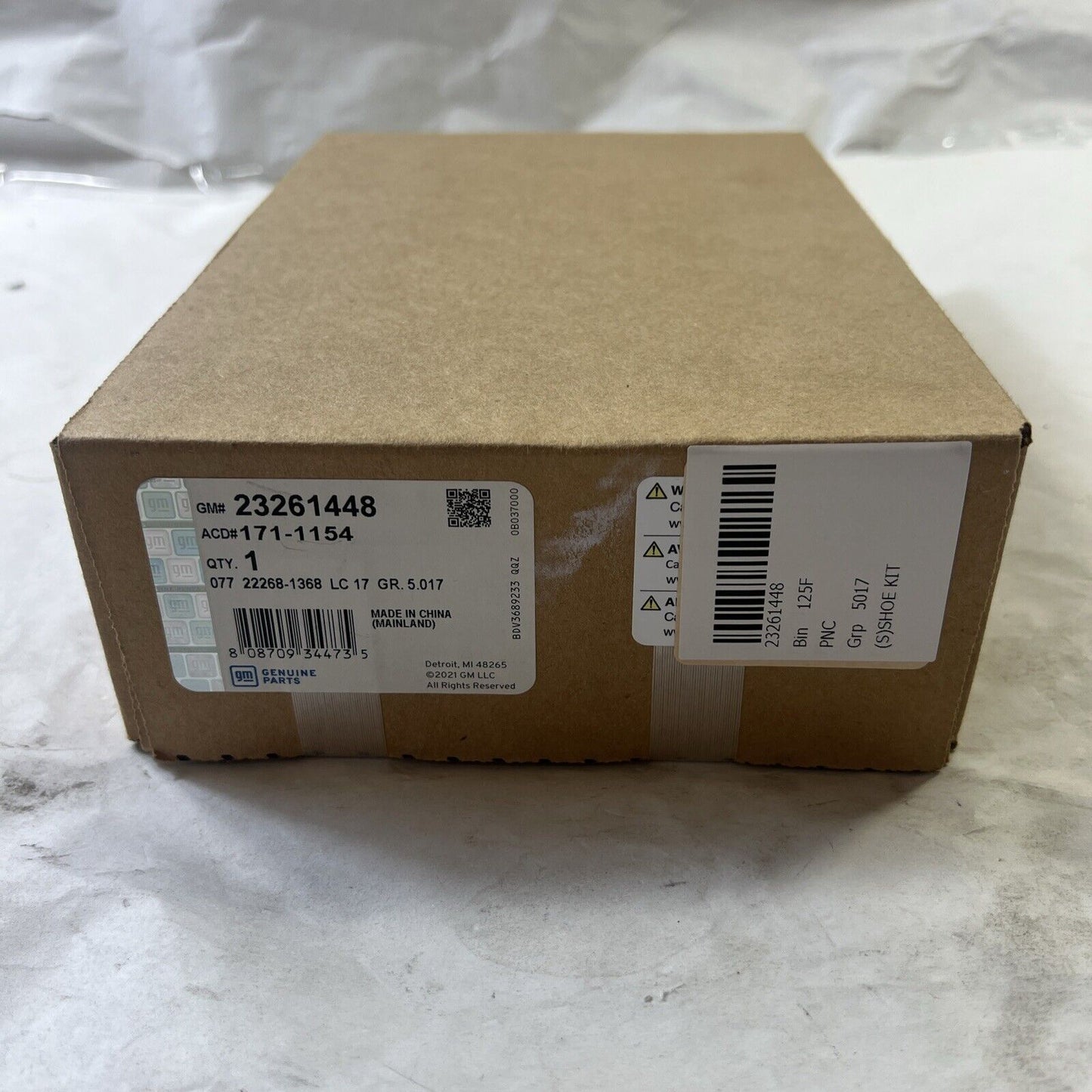 Genuine OEM GM Rear Parking Brake Shoe Kit Chevrolet Colorado 2015-2022 23261448