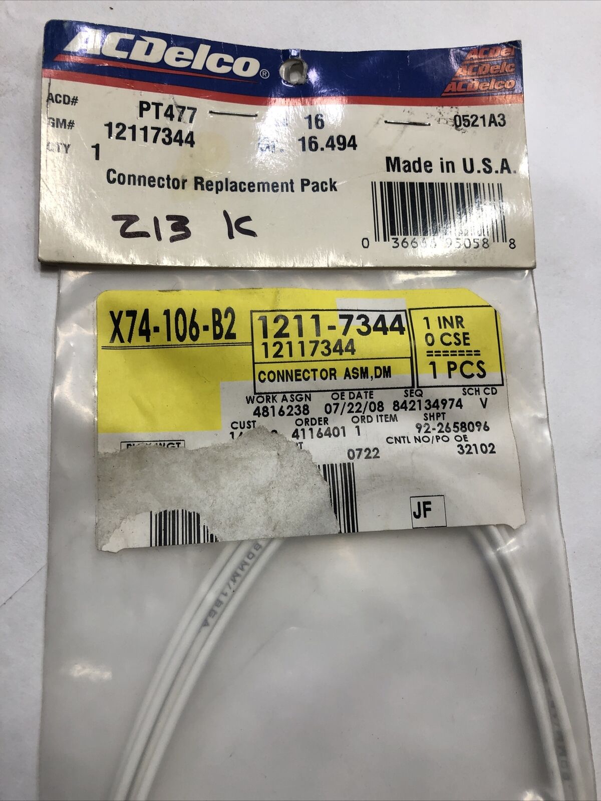 GM CONNECTOR W LEADS 4 WAY F 12117344