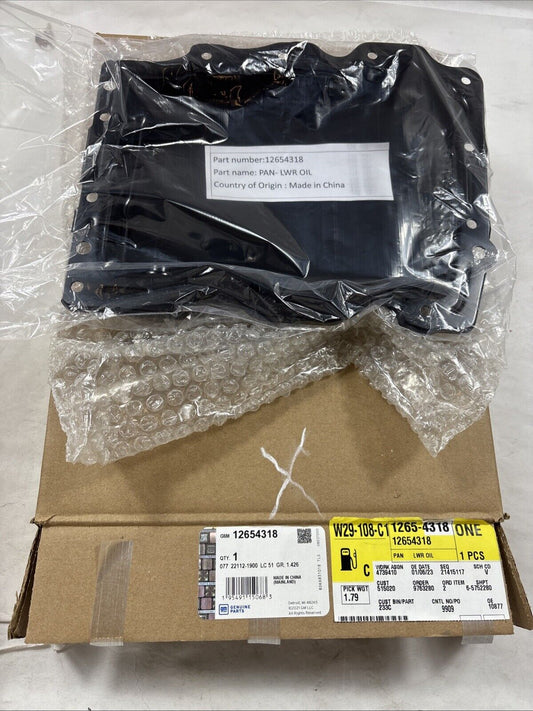 Genuine OEM GM Buick Regal Engine Oil Pan 2013-2016 12654318
