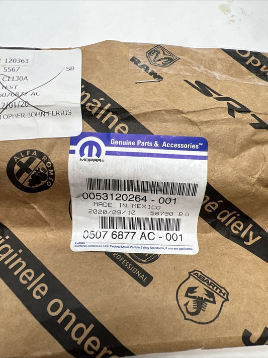 New OEM Genuine Mopar 09-20 Rear Left Door Weather-strip Inner Belt 5076877AC