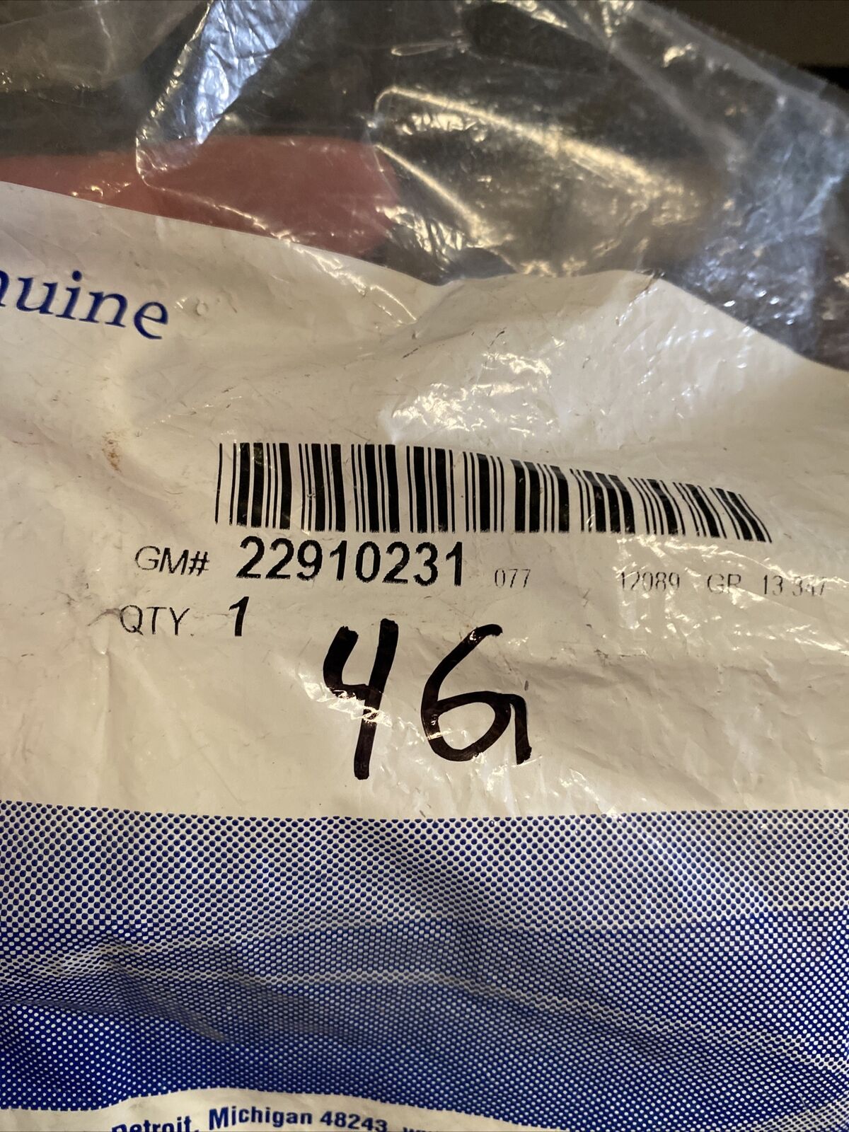 New OEM Genuine GM Tape Kit 22910231