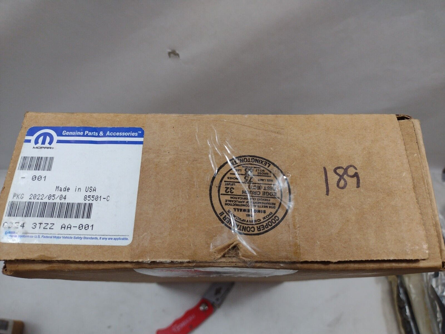 Genuine OEM Mopar Jeep Cherokee Fog Lamp Bezel Trim Left 2019-2023 6DE43TZZAA