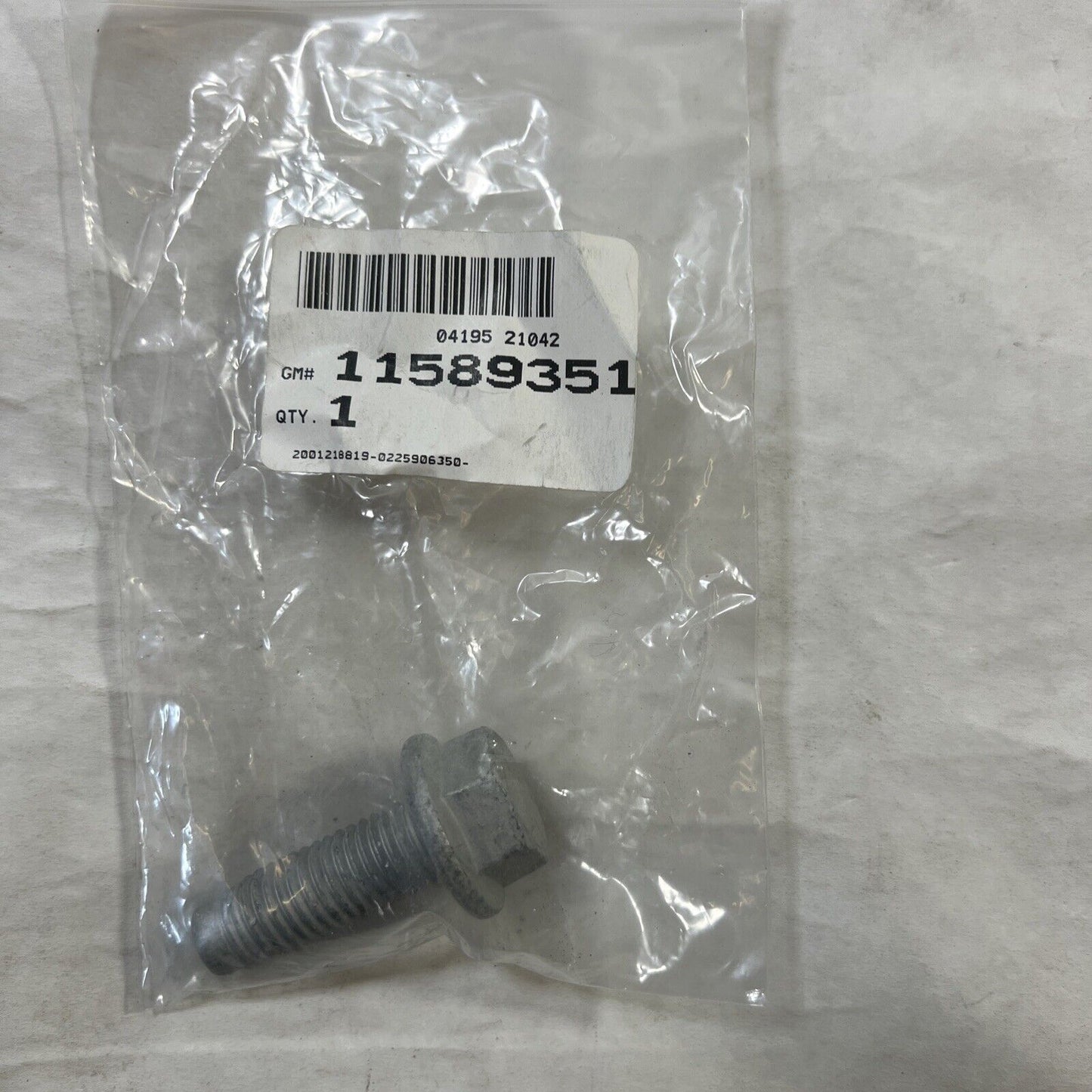 Genuine OEM GM Tahoe Rear Suspension-Front Reinforcement Bolt 2013-2024 11589351