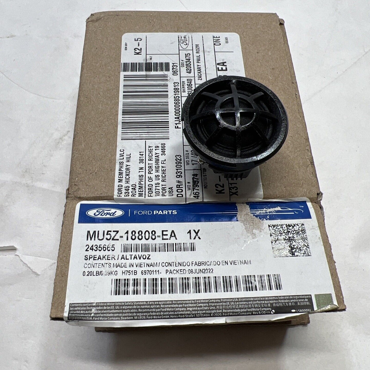 New OEM Genuine Ford F-150 2021-2023 Panel Speaker Assembly MU5Z18808EA