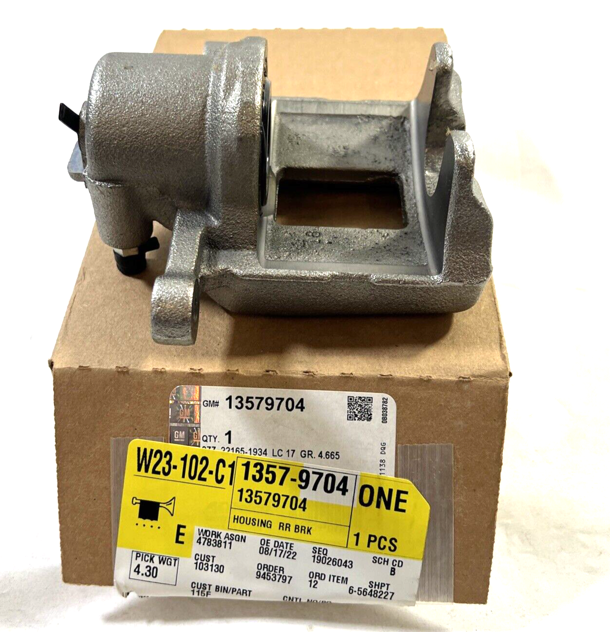 Genuine OEM GM ATS Left Driver Side Caliper 2013-2019 13579704
