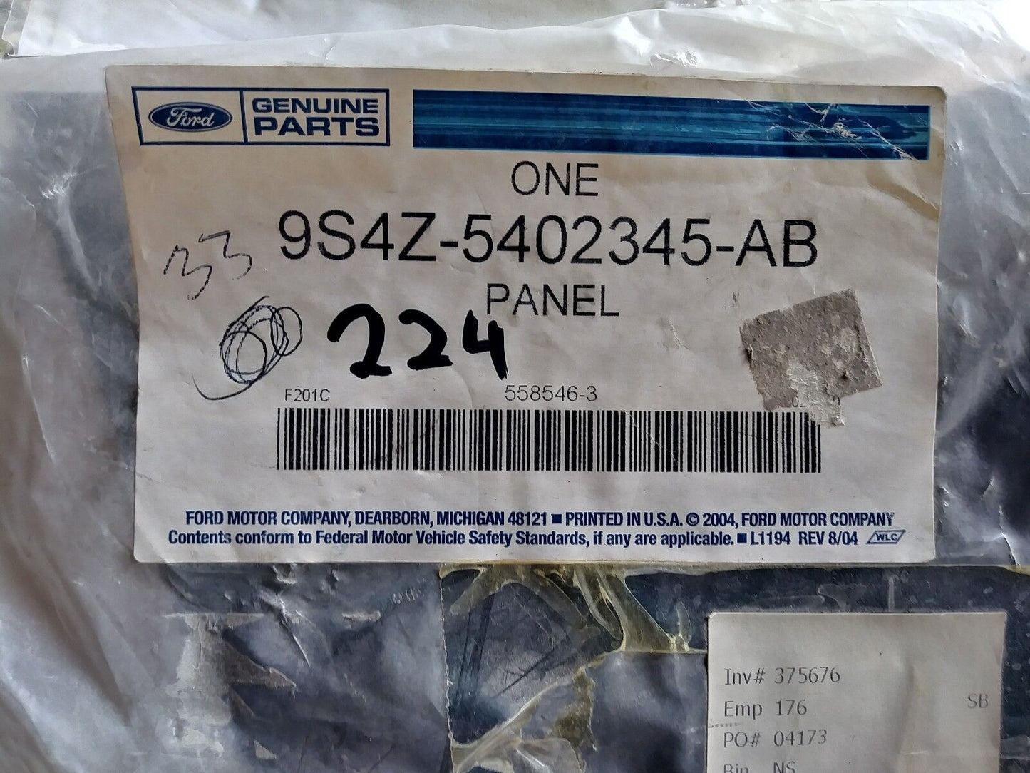 2009-2011 Ford Focus Interior Cowl Trim Driver Side OEM New 9S4Z5402345AB