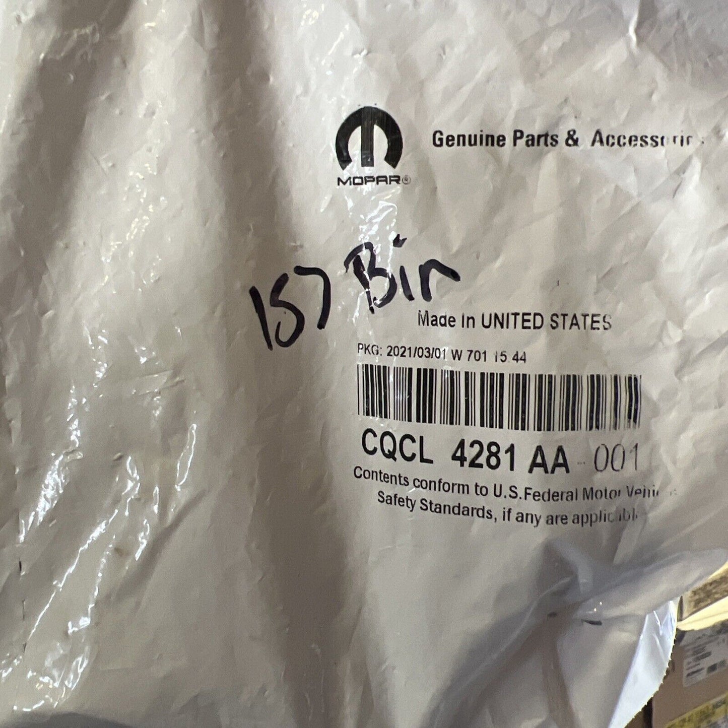 New OEM Genuine Mopar Tire Pressure Sensor CQCL4281AA