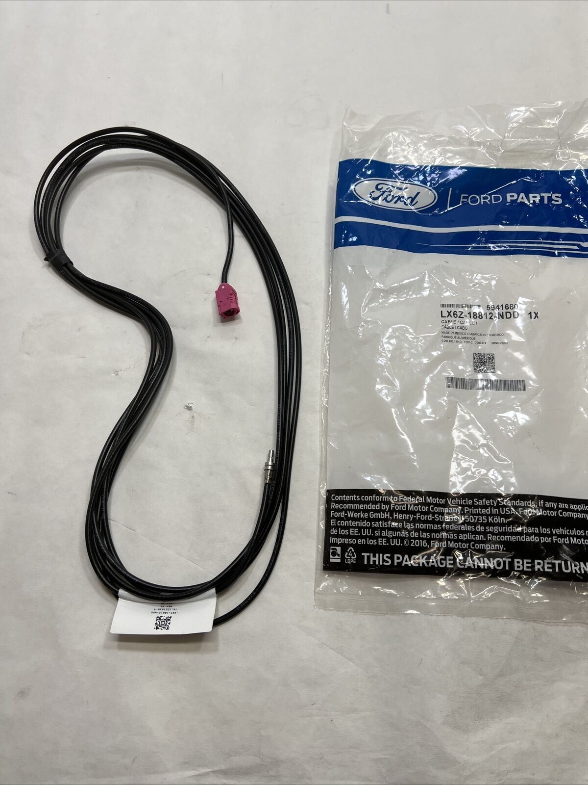 New OEM Ford Escape Rear Antenna Cable 2020-23 LX6Z18812NDD