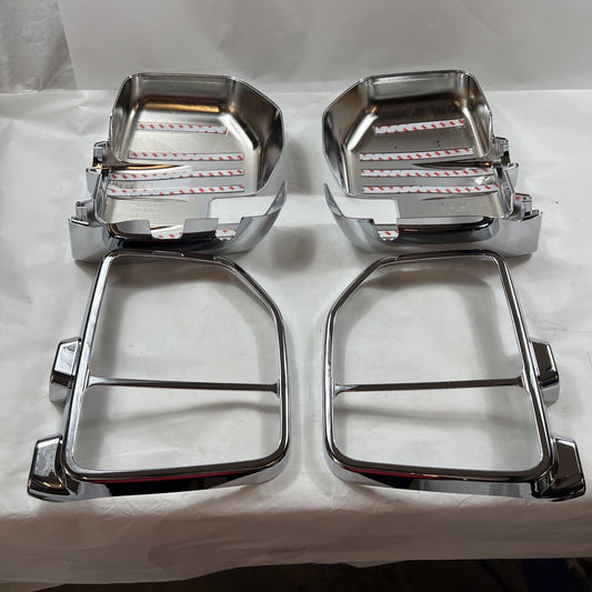 NEW OEM Ford Mirror Caps Chrome Dual Sail w/Trailer Tow Mirrors VFL3Z17D742F