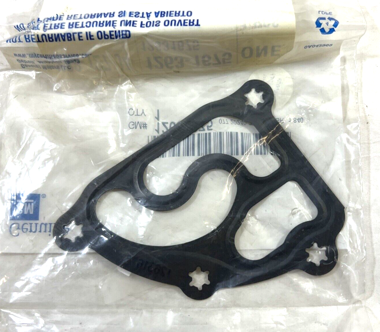 Genuine OEM GM Chevrolet Express 2500 Engine Oil Filter Adapter Gasket 12631675