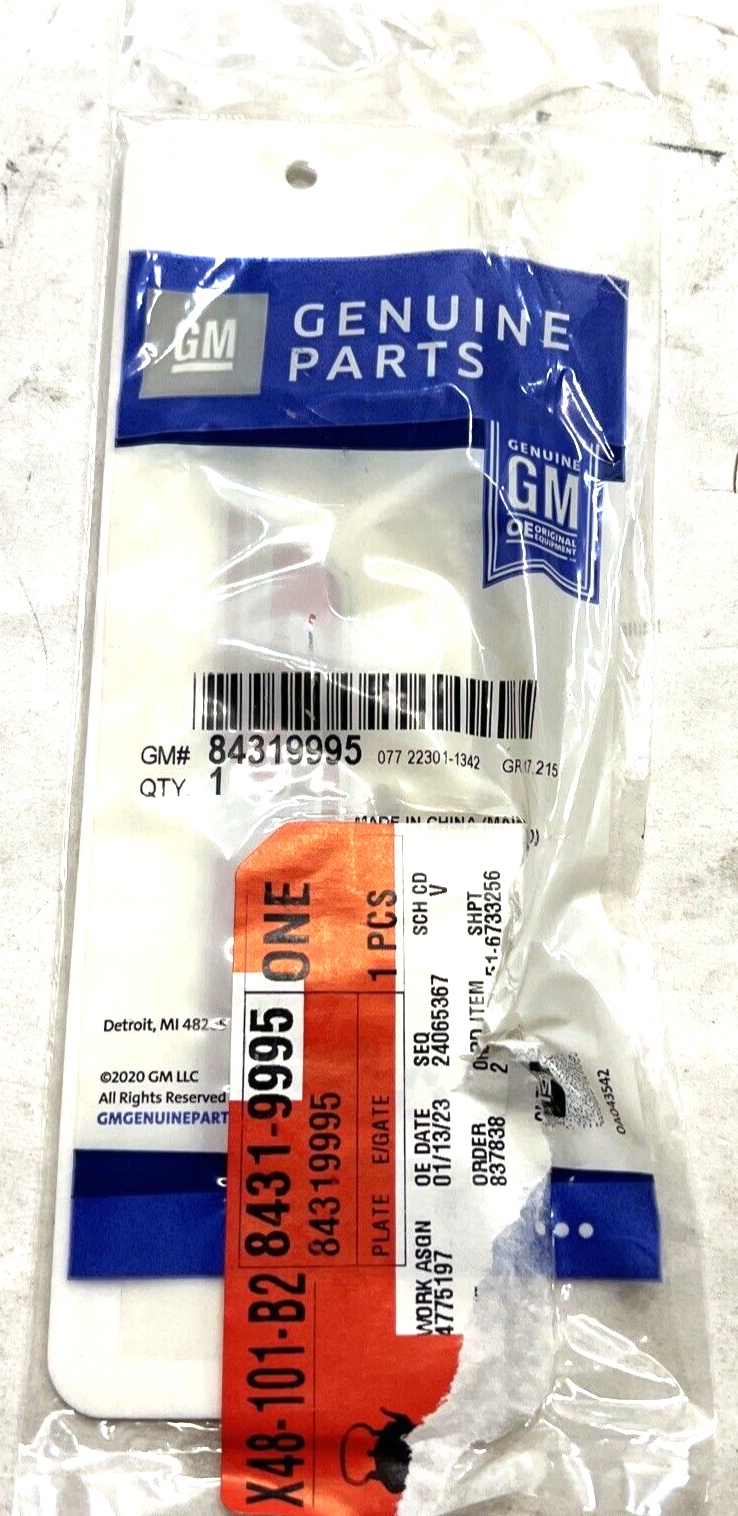 Genuine OEM GM Silverado 1500 Tailgate Emblem Badge 1999-2023 84319995