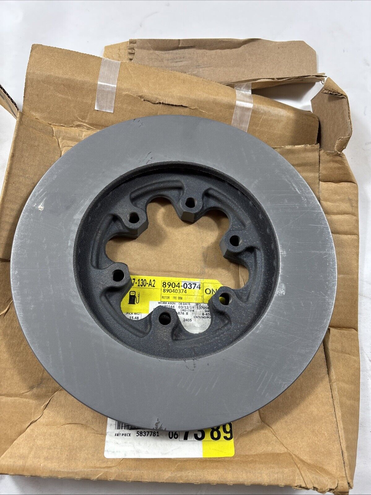 Genuine OEM GM Canyon Front Disc Brake Rotor 2004-2008 89040374