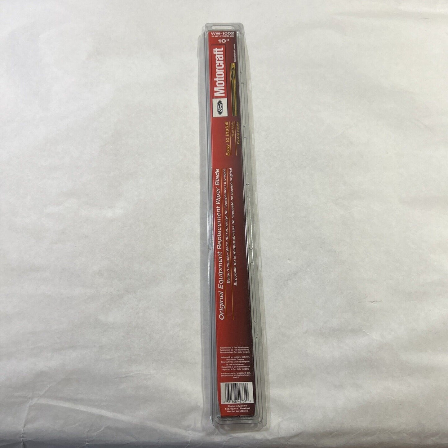 Genuine OEM Ford Windshield Wiper Blade-Standard Blade Motorcraft WW1002