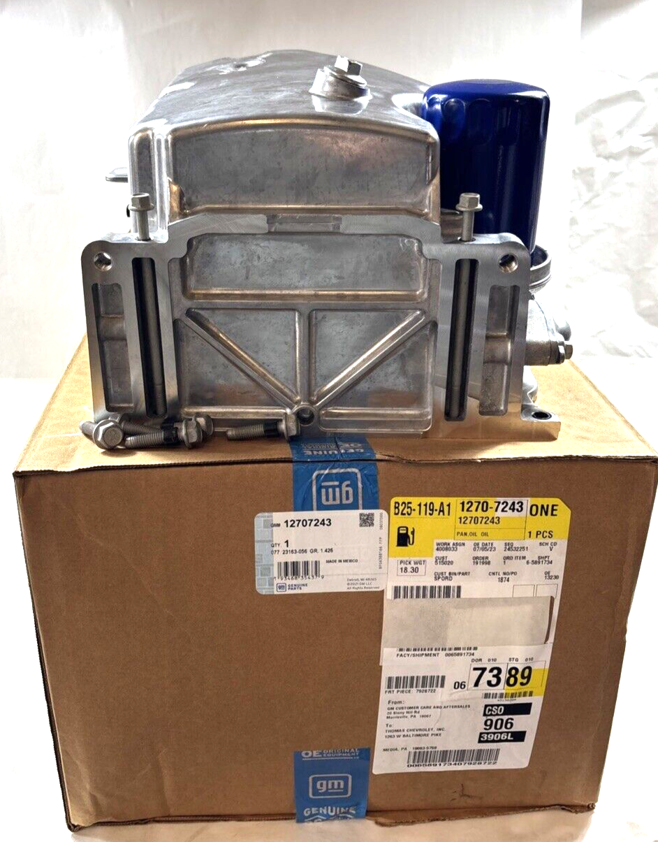 Genuine OEM GM Oil Pan 12707243