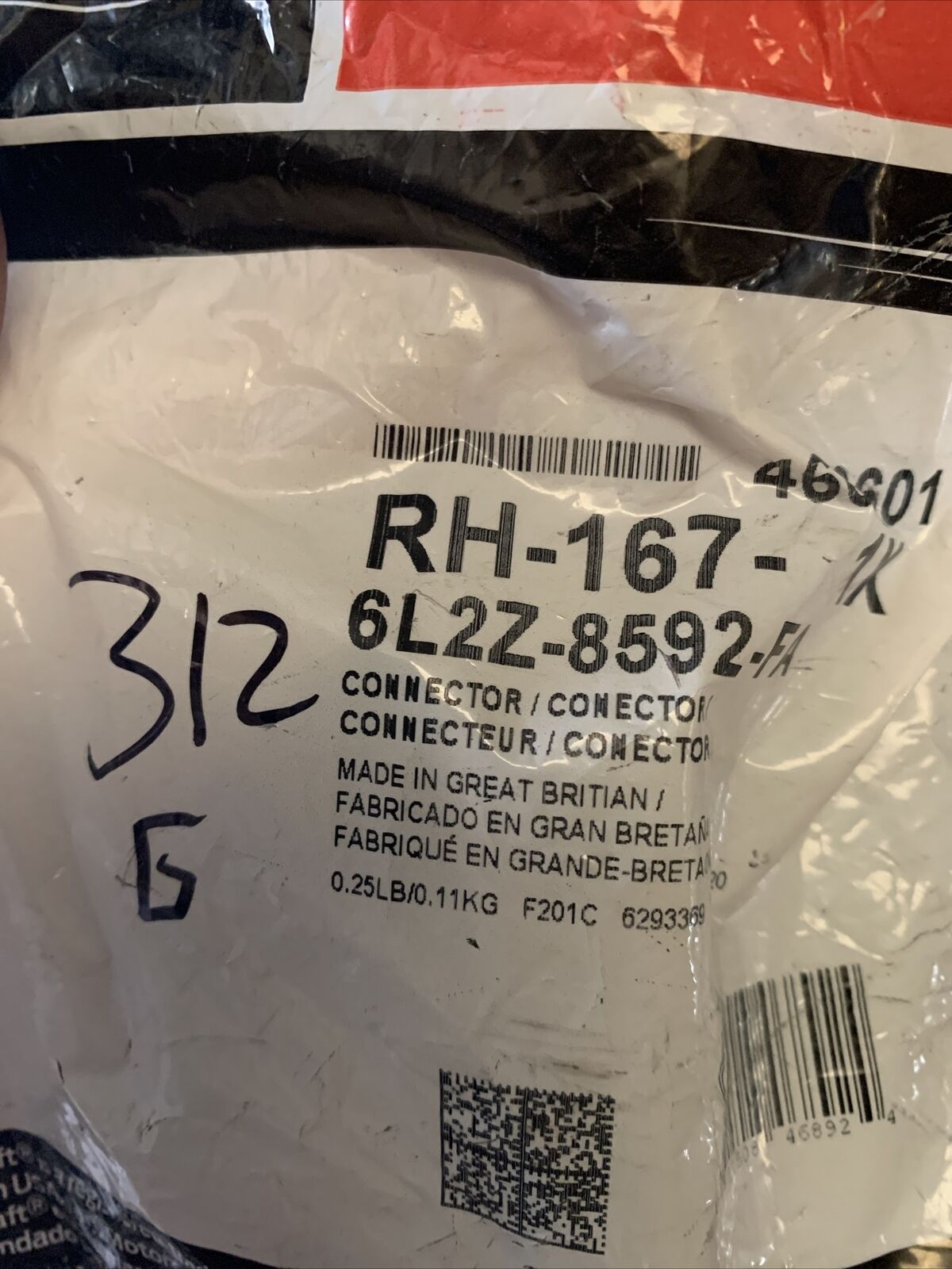 New OEM Genuine Ford Water Outlet 6L2Z-8592-FA Motorcraft RH167