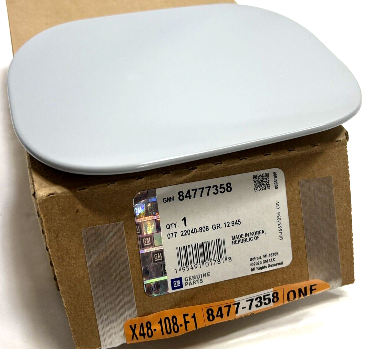 Genuine OEM GM CT4 Primed Door Fuel Tank Filler 2018-2023 84777358