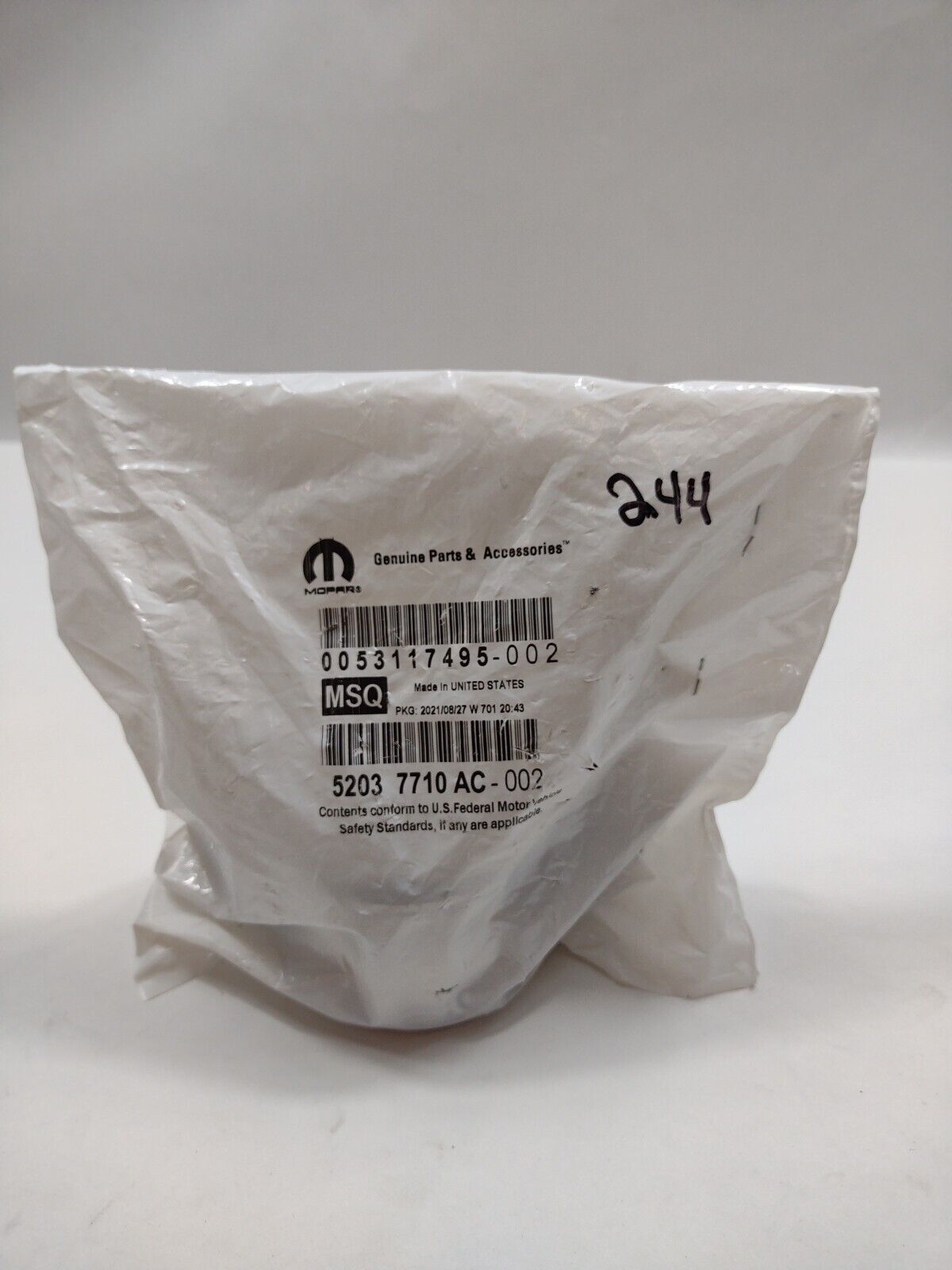 Genuine OEM Mopar Suspension Sway Bar Bracket Ram 1500 2500 52037710AC