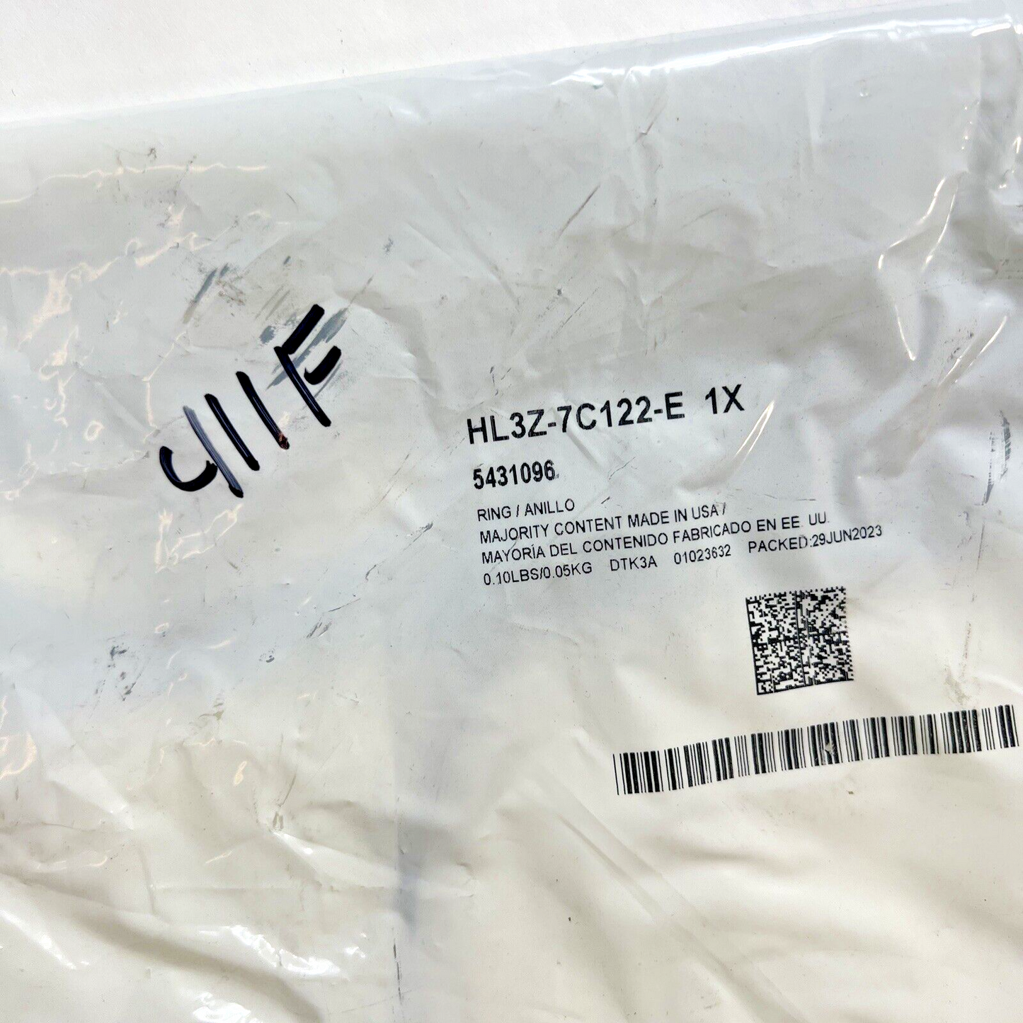 NEW Genuine OEM Ford Snap Ring HL3Z7C122E