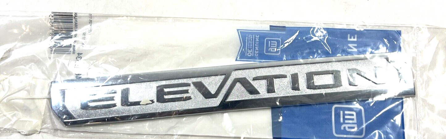 Genuine OEM GM Sierra 1500 Tailgate Elevation Emblem 2019-2023 84682634