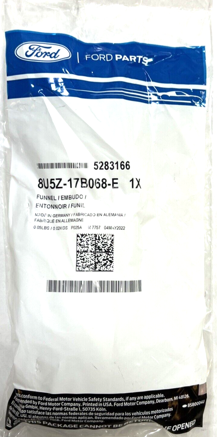 Genuine OEM Ford Transit-150 Filler Tube 2015-2019 8U5Z17B068E