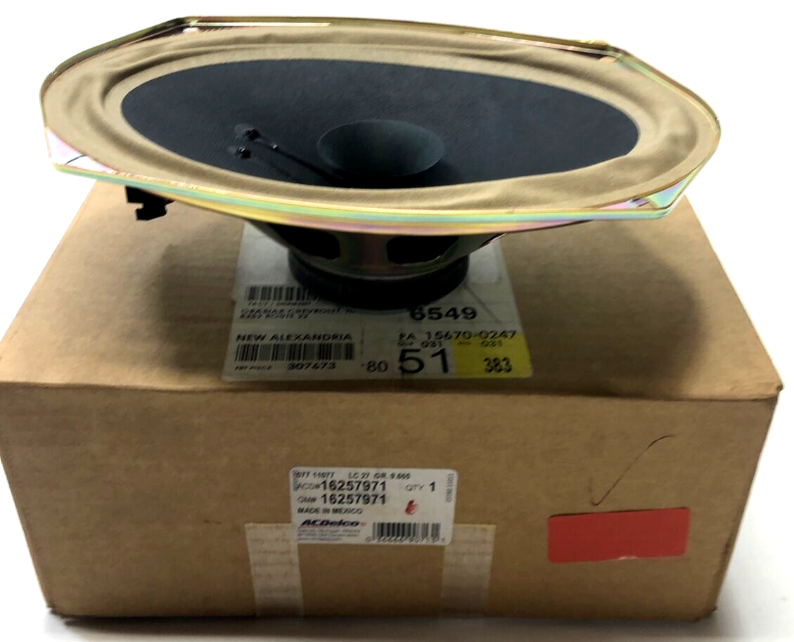 New OEM Genuine GM Pontiac 1999-2005 Rear Radio Speaker Assembly 16257971