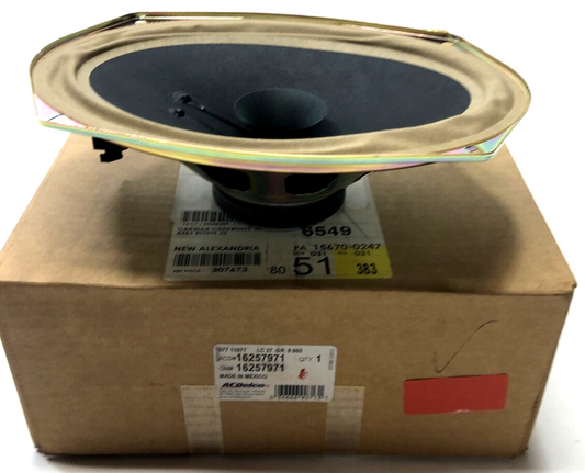 New OEM Genuine GM Pontiac 1999-2005 Rear Radio Speaker Assembly 16257971