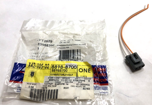 New OEM Genuine GM 2004-2007 ACDelco PT2079 Headlamp Pigtail 88988700