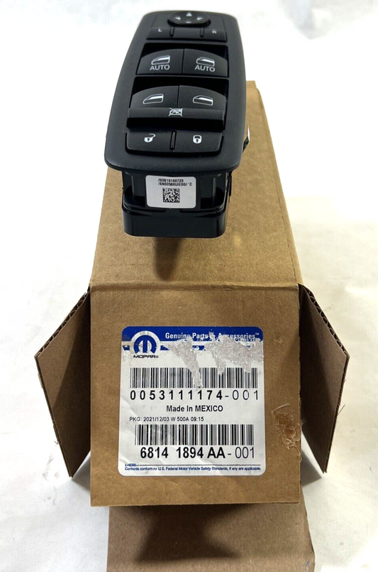 Genuine OEM Mopar Cherokee Door Window Switch Bezel 2014 68141894AA