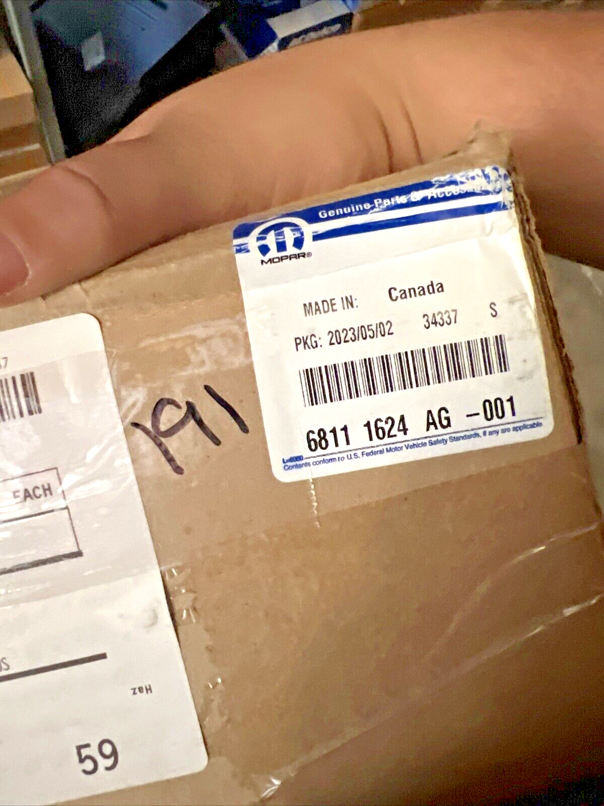 Genuine OEM Mopar Jeep Cherokee Chrysler 200 Engine Water Pump 14-22 68111624AG